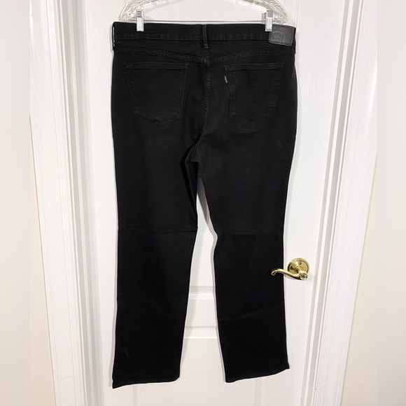 Levi’s 505 Straight Leg Mid Rise Jeans Black Size 33 - Picture 2 of 13